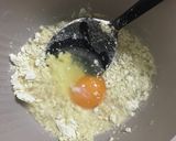 コーンチーズの大豆粉チヂミ作り方2写真