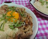 簡単!男子喜ぶ!【豚玉とろろ丼】作り方8写真