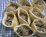 ひじきの煮物を巾着おこわに変身！作り方5写真