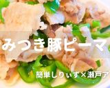簡単！やみつき豚ピーマン作り方1写真