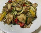 色野菜と鶏胸肉ネギレモン炒め作り方7写真