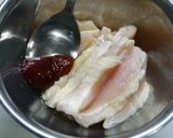 簡単！小松菜とむね肉の甘辛煮作り方2写真