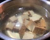 Tofu/Komatsuna salad作り方5写真