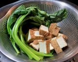 Tofu/Komatsuna salad作り方6写真