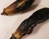 焼き茄子とアサリのレモンオリーブオイル作り方1写真