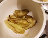 焼き茄子とアサリのレモンオリーブオイル作り方3写真