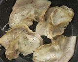 ［糖質制限〕豚肉のバジルソースがけ作り方5写真