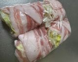 夏にぴったり！レタスマヨの豚バラ巻き弁当作り方3写真