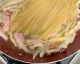 ワンパン!即席コーンスープでパスタ♪作り方4写真