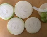 簡単♪玉葱のステーキ／にんにく醤油焼き作り方1写真
