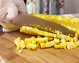 レンジで簡単！とうもろこしの蒸しパン作り方1写真