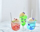 爽やかお花のゼリークリームソーダ作り方13写真