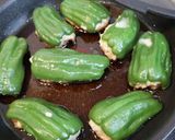 ピーマンの肉詰め☆照り焼きソース作り方7写真