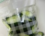 きゅうり5本とみょうが1つの浅漬け作り方1写真