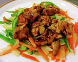 鶏もも甘カレー炒め。作り方6写真