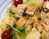 市販サラダ●鮭ハラスの塩焼きサラダ作り方1写真