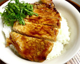 蒲焼きのタレで・豚の蒲焼き丼作り方9写真