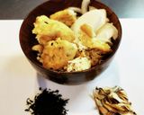 がんもどきとひじきのかんたん味噌汁作り方1写真