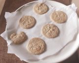 レンジ1分半★米粉クッキー胡麻作り方5写真