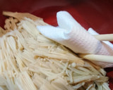 簡単！地味だが美味♪えのきの梅おかか和え作り方3写真
