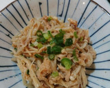 簡単！地味だが美味♪えのきの梅おかか和え作り方6写真