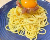 簡単美肌最強レシピ!マグロのたたきパスタ作り方4写真