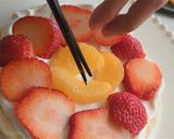 華やかクリスマスネイキッドケーキ♪作り方6写真