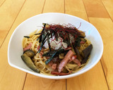 なすと厚切りハムの和風パスタ♪簡単♪作り方4写真