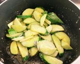 きゅうりのハラミ炒め作り方1写真