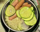 ズッキーニとシャウエッセンの冷しラーメン作り方7写真