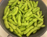 蒸して美味しい 簡単　フライパン 枝豆作り方4写真