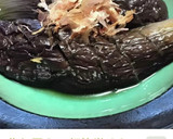 ♡失敗は成功の素♡笑♡新茄子の煮浸し♡作り方1写真