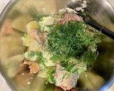 さば缶とじゃがいものディルマヨサラダ作り方3写真