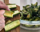 ゴーヤーと鯖缶のレモンマヨサラダ作り方1写真