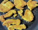 鶏むね肉のカレーパン粉焼き作り方5写真