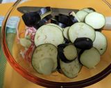 なすとおくらのキムチ炒め作り方1写真