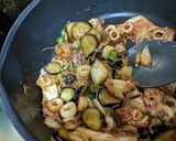 なすとおくらのキムチ炒め作り方5写真