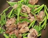 豚肉と空芯菜のキムチ炒め★作り方4写真