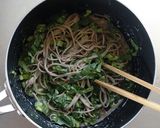 ソフトケールの蕎麦サラダ。作り方4写真