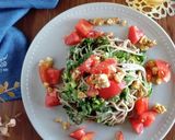 ソフトケールの蕎麦サラダ。作り方5写真