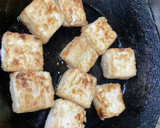 木綿豆腐の揚げ焼き生姜風味作り方4写真