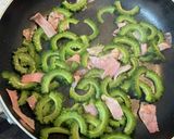 彼氏飯シリーズ★苦くない★ゴーヤ炒め作り方3写真