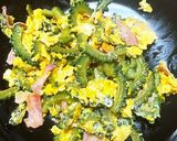 彼氏飯シリーズ★苦くない★ゴーヤ炒め作り方4写真