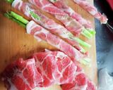 トマトとアスパラ肉巻き　作り方3写真