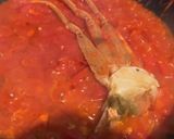 オオズワイガニのトマト豆乳クリームパスタ作り方8写真