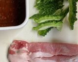 豚ロースとゴーヤの味噌炒め　最高のおかず作り方1写真