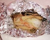 鮭とキノコと玉ねぎのホイル焼き作り方6写真