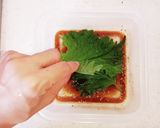 醤油とごま油の大葉漬け作り方4写真
