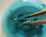 バタフライピーのアイスクリームゼリー作り方6写真