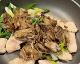 豚肉とまいたけのオイスター炒め作り方9写真